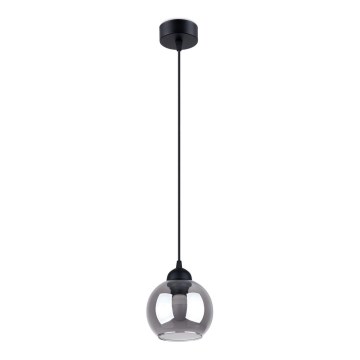 Luster na sajli ALINO 1xE27/60W/230V crna