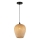Luster na sajli ALMA, 1xE27/60W/230V, prečnik 23 cm, bambus