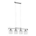 Luster na sajli ALMA 4xE14/10W/230V sjajni hrom