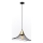 Luster na sajli ALURA 1xE27/60W/230V prečnik 50 cm crna