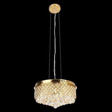 Luster na sajli AMAPOLI 7xG9/28W/230V pr. 45 cm zlatna