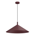 Luster na sajli ANEGA 1xGX53/15W/230V prečnik 50 cm bordo