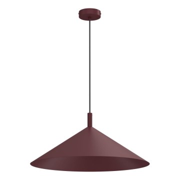 Luster na sajli ANEGA 1xGX53/15W/230V prečnik 50 cm bordo