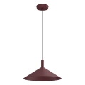 Luster na sajli ANEGA 1xGX53/15W/230V, prečnika 30 cm, bordo
