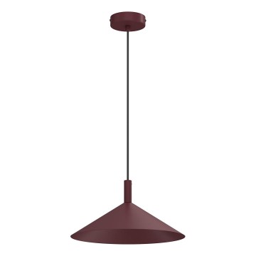 Luster na sajli ANEGA 1xGX53/15W/230V, prečnika 30 cm, bordo