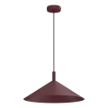 Luster na sajli ANEGA 1xGX53/15W/230V Ø 40 cm bordo