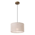 Luster na sajli ANTONIO 1xE27/60W/230V buk