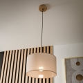 Luster na sajli ANTONIO 1xE27/60W/230V hrast