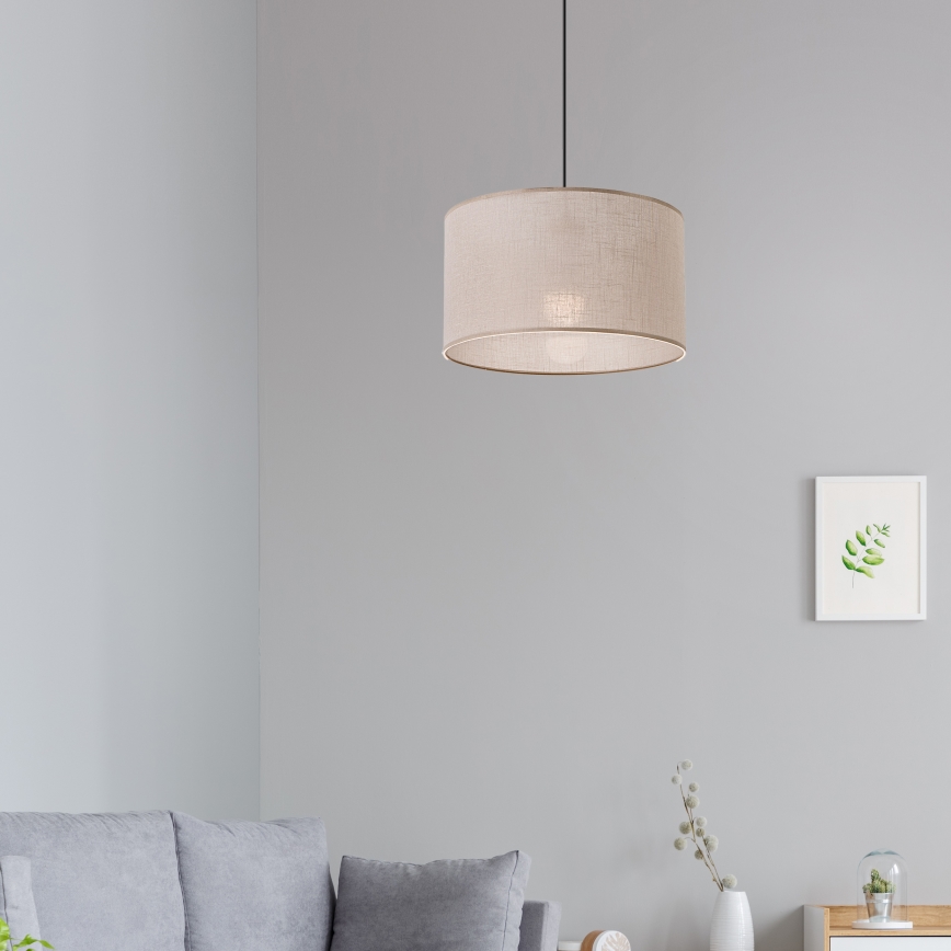Luster na sajli ANTONIO 1xE27/60W/230V hrast