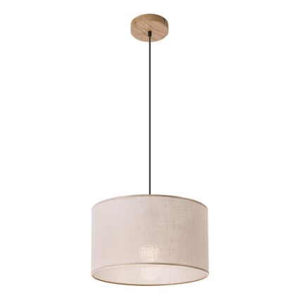 Luster na sajli ANTONIO 1xE27/60W/230V hrast