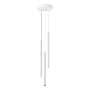 Luster na sajli ARCHE 3xG9/8W/230V bela