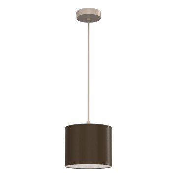 Luster na sajli ARDEN 1xE27/15W/230V prečnik 18 cm bež/braon