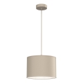 Luster na sajli ARDEN 1xE27/15W/230V, prečnik 25 cm, bež
