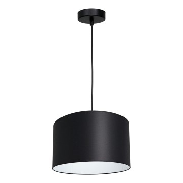 Luster na sajli ARDEN 1xE27/60W/230V prečnik 25 cm crna/bela
