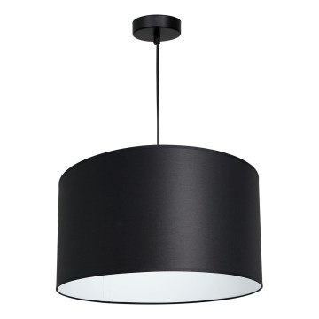 Luster na sajli ARDEN 1xE27/60W/230V, prečnik 40 cm, crna/bela