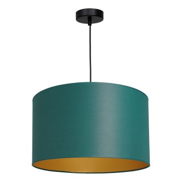 Luster na sajli ARDEN 1xE27/60W/230V prečnik 40 cm zelena/zlatna