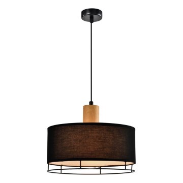 Luster na sajli ARDI 1xE27/40W/230V crna/braon