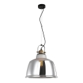 Luster na sajli ASGARD 1xE27/11W/230V, srebrne boje