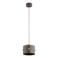 Luster na sajli ASLI 1xE27/15W/230V braon