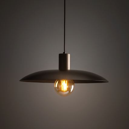 Luster na sajli ASTRA 1xE27/15W/230V prečnik 41 cm braon
