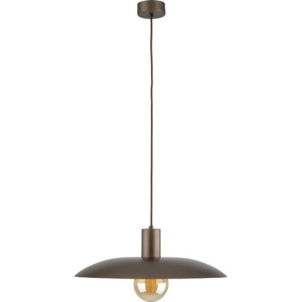 Luster na sajli ASTRA 1xE27/15W/230V prečnik 41 cm braon