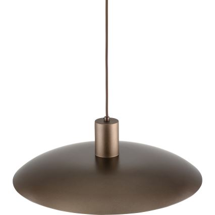 Luster na sajli ASTRA 1xE27/15W/230V prečnik 41 cm braon