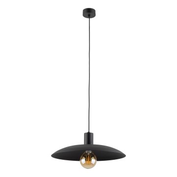 Luster na sajli ASTRA 1xE27/15W/230V prečnik 41 cm crna