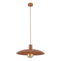 Luster na sajli ASTRA 1xE27/15W/230V Ø 41 cm u boji cigle