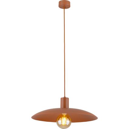 Luster na sajli ASTRA 1xE27/15W/230V Ø 41 cm u boji cigle