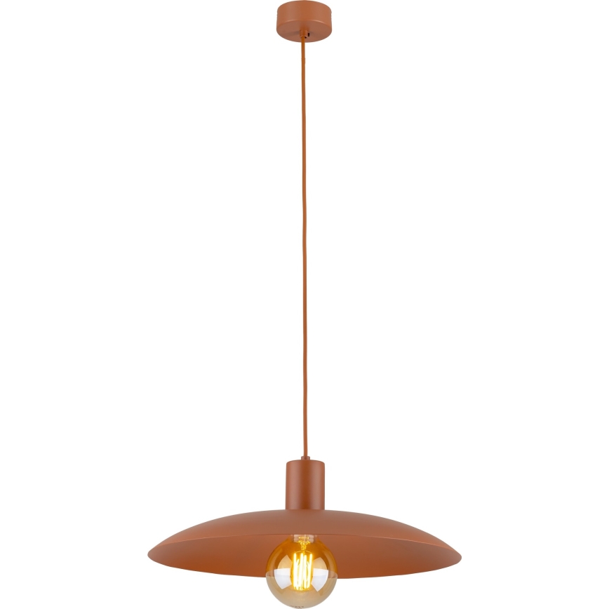 Luster na sajli ASTRA 1xE27/15W/230V Ø 41 cm u boji cigle