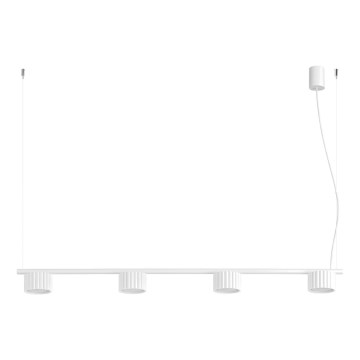 Luster na sajli AURA 4xGX53/10W/230V bela