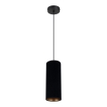 Luster na sajli AVALO 1xE27/60W/230V crna