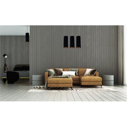 Luster na sajli AVALO 1xE27/60W/230V crna