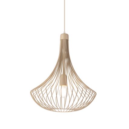 Luster na sajli BALERINA 1xE27/15W/230V bež