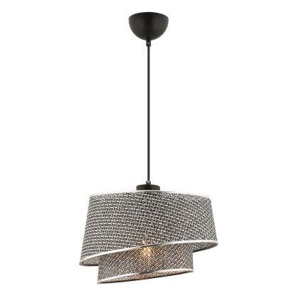 Luster na sajli BARETTE 1xE27/60W/230V siva/sjajni hrom