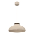 Luster na sajli BASCA 1xE27/15W/230V bež/braon