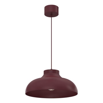 Luster na sajli BASCA 1xE27/15W/230V bordo