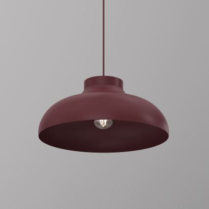 Luster na sajli BASCA 1xE27/15W/230V bordo