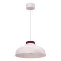 Luster na sajli BASCA 1xE27/15W/230V krem/bordo