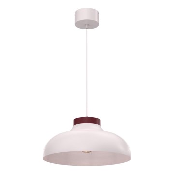 Luster na sajli BASCA 1xE27/15W/230V krem/bordo