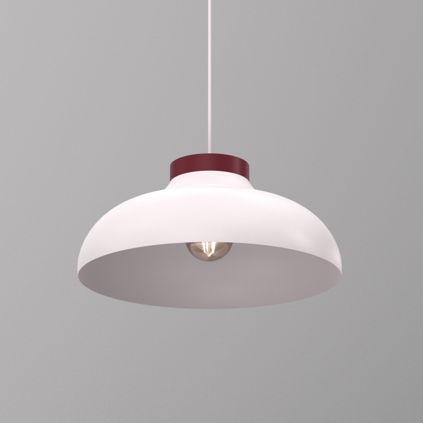 Luster na sajli BASCA 1xE27/15W/230V krem/bordo
