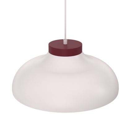 Luster na sajli BASCA 1xE27/15W/230V krem/bordo