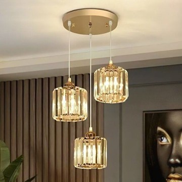 Luster na sajli BELLA 3xE27/40W/230V zlatna
