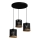 Luster na sajli BERIL 3xE27/60W/230V buk