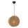 Luster na sajli BIG DRUM 1xE27/60W/230V braon