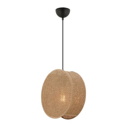 Luster na sajli BIG DRUM 1xE27/60W/230V braon
