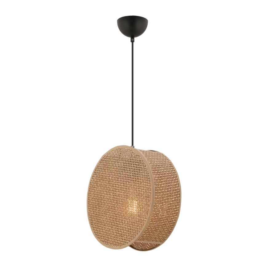 Luster na sajli BIG DRUM 1xE27/60W/230V braon