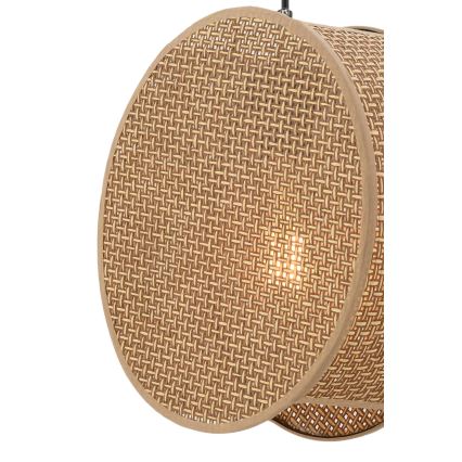 Luster na sajli BIG DRUM 1xE27/60W/230V braon