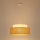 Luster na sajli BOHO 1xE27/60W/230V prečnik 40 cm beli/bež