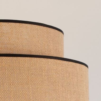 Luster na sajli BOHO 1xE27/60W/230V prečnik 40 cm, bež